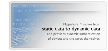 MagneSafe moves from static data to dynamic data.