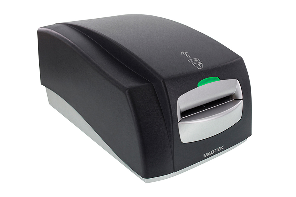 IntelliStripe 380 - 
EMV smartcard and magstripe encoder/reader allows financial and ID cards to be instantly encoded and issued to customers.